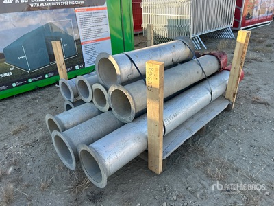 Quantity of (9) Hydrovac Aluminum Rohr