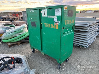 GreenLee 5560LH Steel Double Door Tool Cabinet
