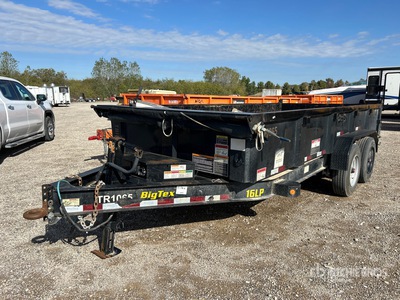 2022 Big Tex 16LP-16 T/A Dump Utility Trailer (Inoperable)