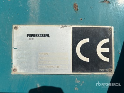 2012 Powerscreen XA400S Kaakbreker