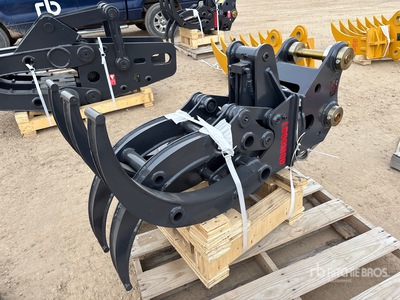 2025 LEDI LD60MQD 47 in Rotating Excavator Grapple - Fits 5-8 Ton (Unused)