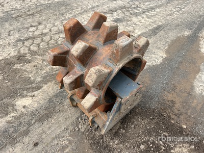 BBB 400 mm Q/C Roue de compactage pour pelle - Fits Cat 308