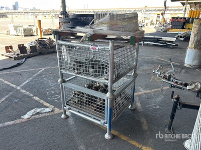 Quantity of Stillage w/ Hose Fittings ادوات صناعية متنوعة
