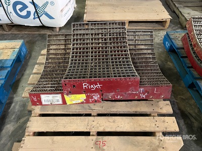 Quantity of (3) Large Wire Combine Dreschkorb - Fits Case IH 8120