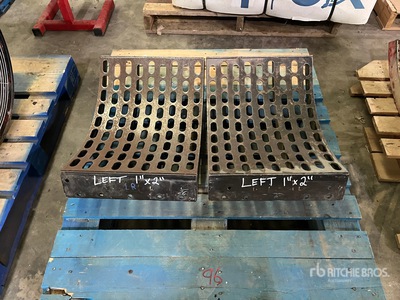 Quantity of (4) Slotted Combine Dreschkorb - Fits Case IH 8120