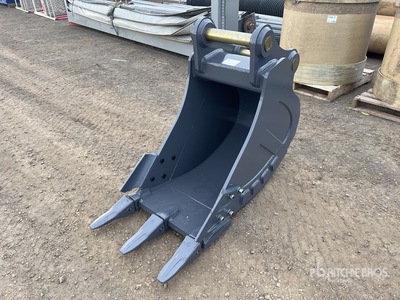 2025 Warrior 600 mm Q/C Digging Excavator Bucket - Fits 20 - 25 ton (Unused)