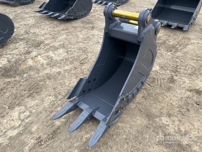 2025 Warrior 600 mm Q/C Digging Excavator Bucket - Fits 20 - 25 ton (Unused)