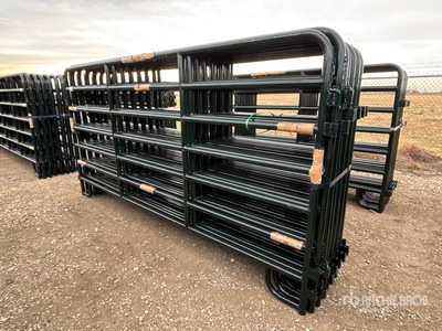Quantity of (14) 2025 BYT MRSDRP12 12 ft 7 Rail Ranch Panel para ganado (Unused)