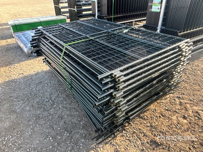 Quantity of (23) 2025 BYT RG12 7 ft x 4 ft 3 in Steel Livestock Gate (Unused)