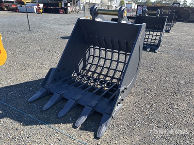 2025 Warrior 1100 mm Q/C Skeleton Excavator Bucket - Fits 20 - 25 ton (Unused)