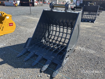 2025 Warrior 1100 mm Q/C Skeleton Excavator Bucket - Fits 20 - 25 ton (Unused)