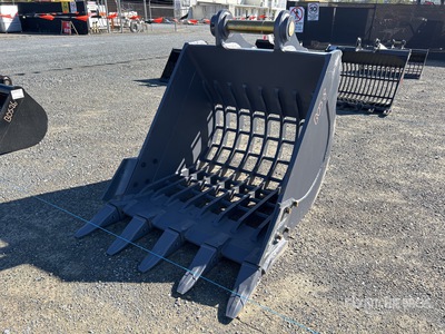2025 Warrior 1100 mm Q/C Skeleton Excavator Bucket - Fits 20 - 25 ton (Unused)