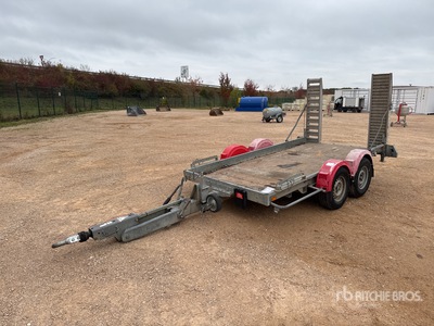 Hubiere TPG352R T/A Remorque Remolque Portamaquinaria