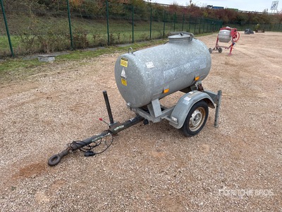 2015 Hubiere H111T11CM 500 L S/A Citerne A Eau Water Tank Trailer