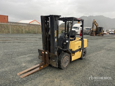 1997 Yale GDP080LGNSBE088 8000 lb Pneumatic Tire Forklift