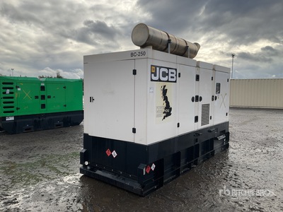 2016 JCB BCRJD 250-50/60 250 kVA Skid-Mounted Generator Set