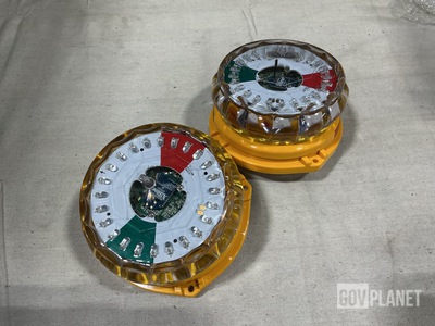 (2) Avlite Aviation 0086-LA-EAGLE-RG Red/Green Head Lights