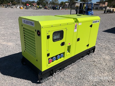 2025 Elektra EL80 80 kW Skid-Mounted Planta de Luz (Sin Usar) / Generator Set (Unused)