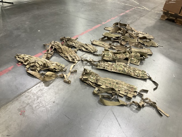 (63) Tactical Assault Panels, (10) Field Packs & Assorted Items