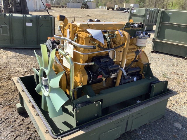 Cat 3116 Turbo Diesel Engine w/Container