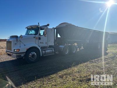 2007 International L9227 9200l 6x4 T/A Day Cab Truck Tractor w/ Trailer