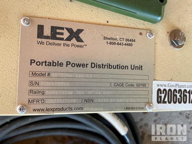 Surplus Lex 5KW- I Portable Power Distribution Unit in Macon, Georgia ...