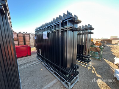 2025 Canex 9 ft 8 in x 6 ft 9 in Powder Coated Ogrodzenie terenu (Unused)
