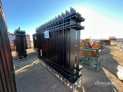 2025 Canex 9 ft 8 in x 6 ft 9 in Powder Coated Ogrodzenie terenu (Unused)