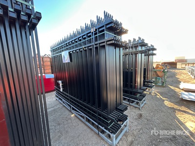 2025 Canex 9 ft 8 in x 6 ft 9 in Powder Coated Ogrodzenie terenu (Unused)