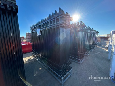 2025 Canex 9 ft 8 in x 6 ft 9 in Powder Coated Ogrodzenie terenu (Unused)