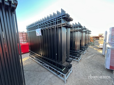 2025 Canex 9 ft 8 in x 6 ft 9 in Powder Coated Ogrodzenie terenu