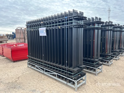 Quantity of (20) 2025 Canex 9 ft 8 in x 6 ft 9 in Powder Coated Ogrodzenie (Unused)