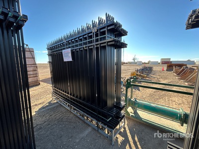 Quantity of (20) 2025 Canex 9 ft 8 in x 6 ft 9 in Powder Coated Ogrodzenie (Unused)