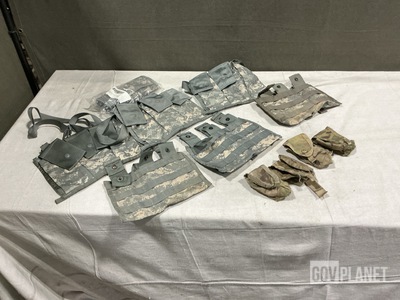 (31) M4 Three Mag Pouches, (84) Bandoleer Ammunition Pouches & Assorted Items