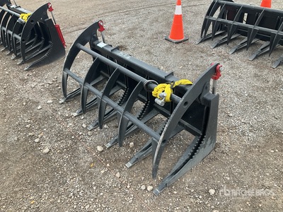 All-Star 72 in Root Rake Skid Steer Grapple (Unused)