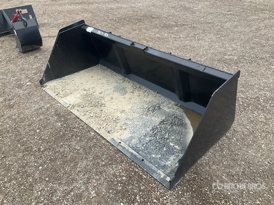 Mid-State 84 in Snow & Litter Skid Steer Bucket (Unused)