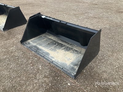 Mid-State 72 in Snow & Litter Skid Steer Bucket (Unused)