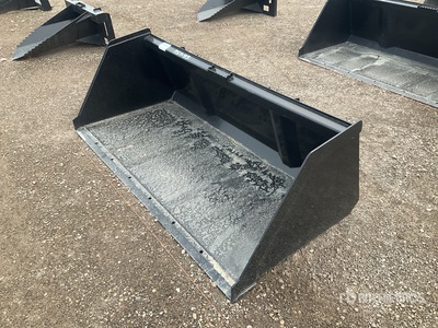 Mid-State 80 in Snow & Litter Skid Steer Bucket (Unused)