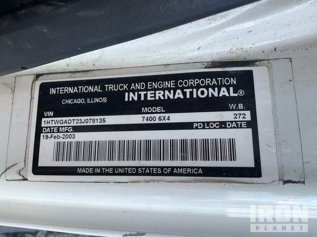 CAMIóN DE BASURA 2003 INTERNATIONAL 25 CYD HEIL