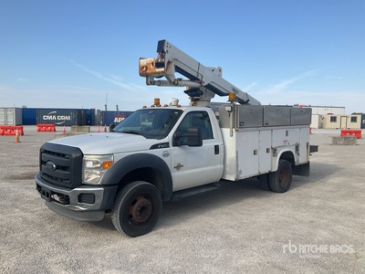 2013 Versalift sst37eih-01 40 ft on 2013 Ford F-450 XL 4x2 Bucket Truck