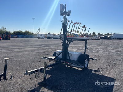 2018 Wanco Mini Solar IR In Surveillance System Wireless CCTV Trailer Unità mobile di sorveglianza