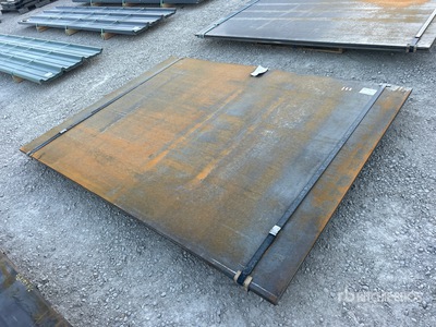 Quantity of 2025 Kit Containers 5 ft 1 in x 8 ft (0.75 in Thick) Stahlplatten