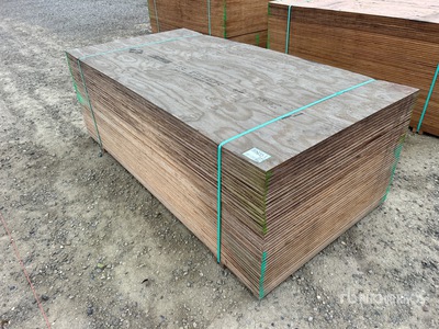 Quantity of (40) 3/4 in DFP/CSP No Stamp Contreplaqué (Unused)