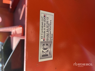 2025 Kit Containers BA-SP-STE-12 Skid Steer Snow Pusher