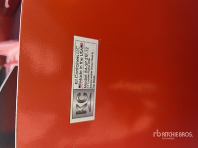 2025 Kit Containers BA-SP-STE-12 Skid Steer Snow Pusher