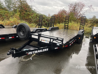 2025 PJ Trailers CC202 20 ft T/A Remolque Portamaquinaria (Unused)