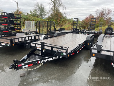 2025 PJ Trailers CC202 20 ft T/A Remolque Portamaquinaria (Unused)