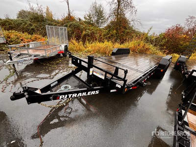 2025 PJ Trailers 14000 lb 21 ft T/A Tilt Deck Trailer (Unused)