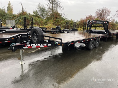 2025 PJ Trailers L7202 20 ft T/A Remolque Portamaquinaria (Unused)