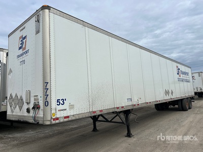 2015 Manac 92253A811 53 ft x 102 in T/A Van Trailer